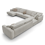 Современная модульная система мягкой мебели Zartаrn 6-ти местный угловой диван варинант исполнения - 2 | Loft Concept в Волгограде