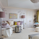 Обои ручная роспись Bamboo Special Colourway on Natural Mica metallic silk варинант исполнения - 2 | Loft Concept в Волгограде