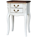 Прикроватная тумба в стиле прованс с 2-мя ящиками Paule Montmartre Provence Bedside Table варинант исполнения - 2 | Loft Concept в Волгограде