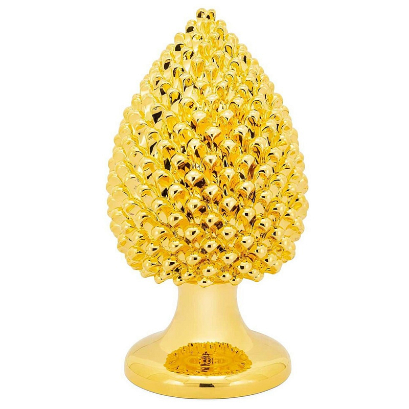 Статуэтка Pine Cone Real Gold Золотой Статуэтка Pine Cone Real Gold Золотой в Волгограде | Loft Concept