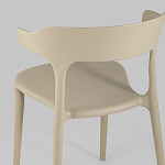 Бежевый стул из прочного PP-пластика JORIS варинант исполнения - 6 | Loft Concept в Волгограде