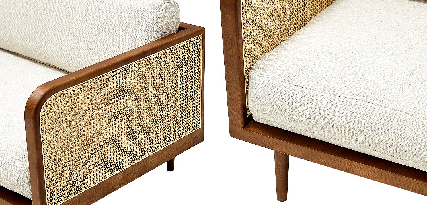 Диван Rattan Decor Sofa Ivory Диван Rattan Decor Sofa Ivory - Loft-Concept в Волгограде