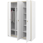 Шкаф белый четырёхдверный для одежды Antique Order варинант исполнения - 4 | Loft Concept в Волгограде