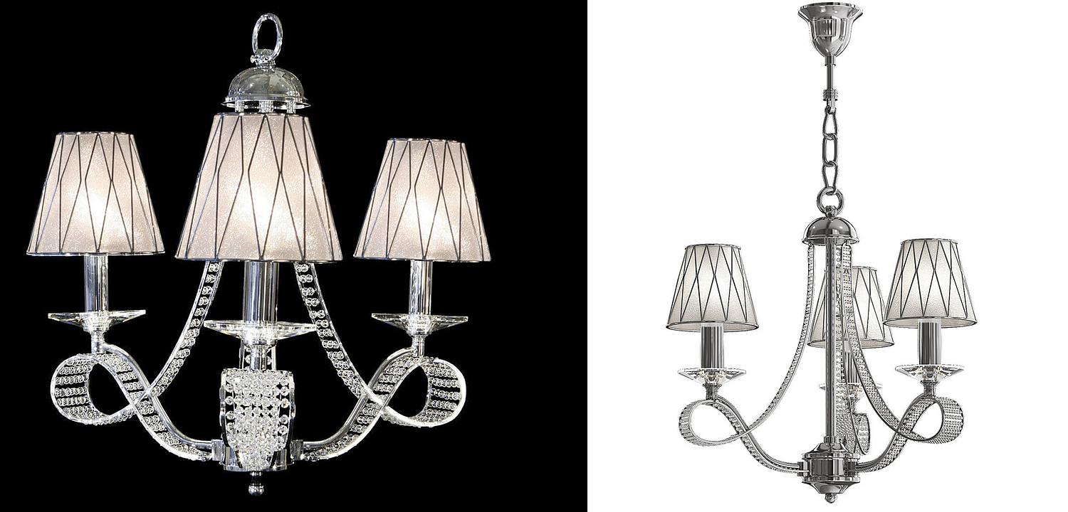 Люстра Franseza Chandelier chrome 52 Люстра Franseza Chandelier chrome 52 - Loft-Concept в Волгограде
