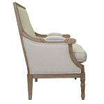 Кресло William Classical Armchair beige flax варинант исполнения - 1 | Loft Concept в Волгограде