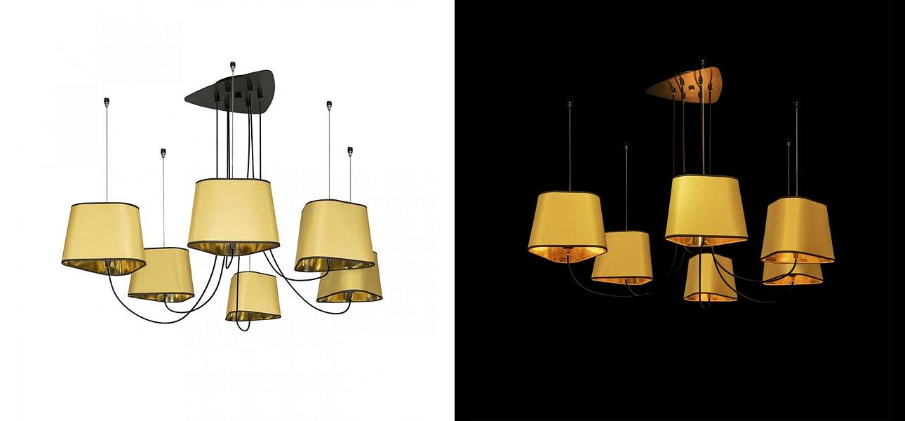 Люстра Designheure Lighting Gold 6 плафонов Люстра Designheure Lighting Gold 6 плафонов - Loft-Concept в Волгограде