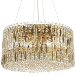 Круглая люстра с металлическими и хрустальными подвесками Bonnay Crystal Chandelier варинант исполнения - 5 | Loft Concept в Волгограде