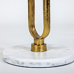 Кофейный столик с белой мраморной столешницей Clipper варинант исполнения - 3 | Loft Concept в Волгограде