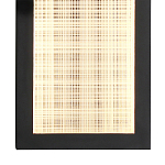 Светодиодное прямоугольное бра из металла черного цвета Lattice Lux варинант исполнения - 8 | Loft Concept в Волгограде
