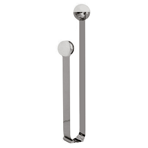 Дизайнерский Торшер из нержавеющей стали и стекла цвет хром Chrome Floor Lamp