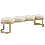 Дизайнерская Банкетка Leola латунь  варинант исполнения - 1 | Loft Concept в Волгограде