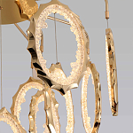 Потолочный светильник светодиодный с золотистым каркасом Ring of Fire варинант исполнения - 3 | Loft Concept в Волгограде