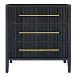 Комод Primo с 3 выдвижными ящиками Черный дуб варинант исполнения - 7 | Loft Concept в Волгограде