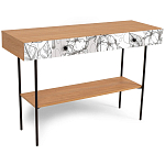 Консоль с принтом на ящиках Elise Console Table варинант исполнения - 10 | Loft Concept в Волгограде