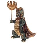 Подсвечник в виде дракона Dragon candlestick Green Gold Brown L or R варинант исполнения - 3 | Loft Concept в Волгограде
