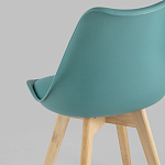 Стул с основой из пластика и мягким сиденьем Arvika Azure варинант исполнения - 6 | Loft Concept в Волгограде