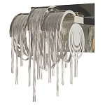 Бра с перфорированными металлическими дугами и цепочками 22 см Atlantis Chain варинант исполнения - 11 | Loft Concept в Волгограде