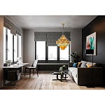 Люстра с каскадом из разноцветных круглых подвесов Key Lustar варинант исполнения - 2 | Loft Concept в Волгограде