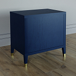 Тумба прикроватная с двумя ящиками Elsa Dreams Blue варинант исполнения - 4 | Loft Concept в Волгограде