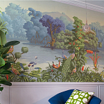 Обои ручная роспись Le Brésil Eden варинант исполнения - 3 | Loft Concept в Волгограде