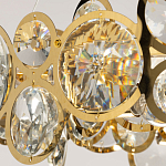 Люстра подвесная из золотых колец 57 см Golden Circles варинант исполнения - 6 | Loft Concept в Волгограде