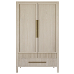 Шкаф платяной Primo с выдвижными ящиками шпон Черный дуб варинант исполнения - 1 | Loft Concept в Волгограде