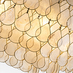 Люстра многоярусная с декором из натуральной морской ракушки Iridescent Light варинант исполнения - 5 | Loft Concept в Волгограде