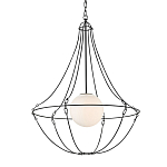 Подвесной светильник из тонких прутьев в форме колокола Forged Thin Rods варинант исполнения - 3 | Loft Concept в Волгограде