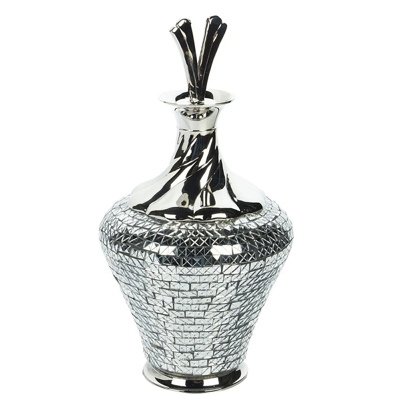 Кувшин с мозаикой  Pieces of Time Серебряный в Волгограде | Loft Concept 