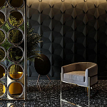 Гипсовая 3D Панель BATOID варинант исполнения - 1 | Loft Concept в Волгограде