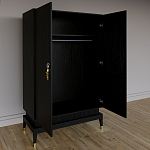 Платяной шкаф Elsa Dreams Black с 2-мя фасадами варинант исполнения - 1 | Loft Concept в Волгограде