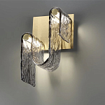 Бра волнистой формы из фактурного стекла Wave варинант исполнения - 3 | Loft Concept в Волгограде