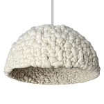 Вязаный подвесной светильник из шерсти Dome Wool Lamp  варинант исполнения - 6 | Loft Concept в Волгограде