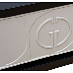 Тумбочка прикроватная с ящиком черно-серого цвета Noble Nightstand варинант исполнения - 3 | Loft Concept в Волгограде