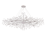 Люстра круглая подвесная с декором в виде ветвей и прозрачных подвесок из стекла в форме капель Droplet Chandelier варинант исполнения - 2 | Loft Concept в Волгограде