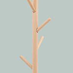 Напольная вешалка из массива бука Branches Hangers Light варинант исполнения - 3 | Loft Concept в Волгограде