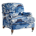 Кресло Trumann Club Chair Blue Landscape синий пейзаж варинант исполнения - 1 | Loft Concept в Волгограде
