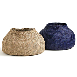 Корзина синяя Elewisa Wicker Basket варинант исполнения - 4 | Loft Concept в Волгограде