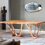 Обеденный стол прямоугольный с фигурными ножками G-table варинант исполнения - 2 | Loft Concept в Волгограде