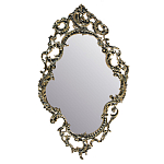 Зеркало настенное в бронзовой раме Majestic Gold Mirrors  варинант исполнения - 1 | Loft Concept в Волгограде