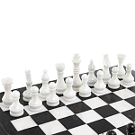 Шахматы классические с черной доской из натурального камня Мрамор Decorative Thematic Chess варинант исполнения - 2 | Loft Concept в Волгограде