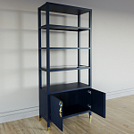 Стеллаж со стеклянными полками Elsa Dreams Blue варинант исполнения - 3 | Loft Concept в Волгограде