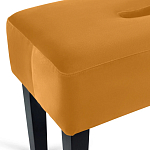 Мягкий  пуф на черных ножках Winton Pouf варинант исполнения - 14 | Loft Concept в Волгограде