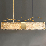 Люстра прямоугольная из фактурного стекла Chandelier Beam варинант исполнения - 5 | Loft Concept в Волгограде