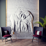 Барельеф ELEPHANTS варинант исполнения - 2 | Loft Concept в Волгограде