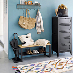 Комод узкий с 5-ю ящиками серый Silva Grey Chest of Drawers варинант исполнения - 6 | Loft Concept в Волгограде