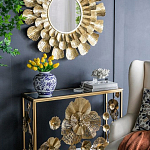 Ваза округлой формы с бело-синим цветочным орнаментом Blue & White Ornament  варинант исполнения - 4 | Loft Concept в Волгограде