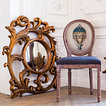 Зеркало настенное с рамой цвета античная бронза Classic Ornament Mirror варинант исполнения - 3 | Loft Concept в Волгограде