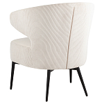 Современное мягкое кресло на металлических ножках Rakush Milk варинант исполнения - 4 | Loft Concept в Волгограде