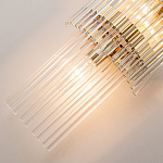 Бра с золотистым основанием и прозрачными трубками Nembus варинант исполнения - 4 | Loft Concept в Волгограде